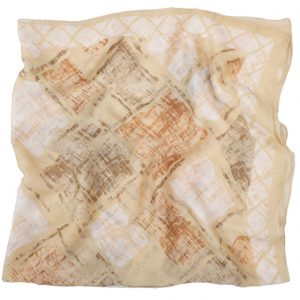 Detty ladies scarf, 90×90, brown