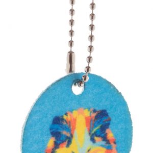 Felty custom keyring, circle