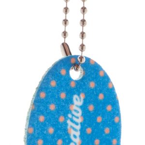 Felty custom keyring, oval