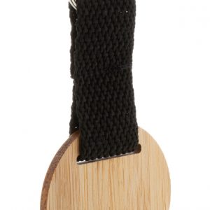 Stropp bamboo keyring, round