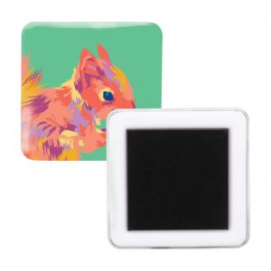 MagBadge Square pin button fridge magnet