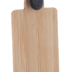 BooCart bamboo trolley coin keyring