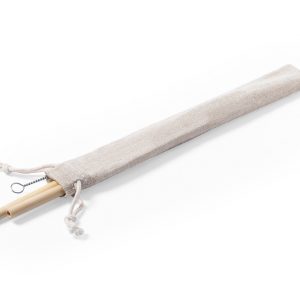 Piltu bamboo straw set