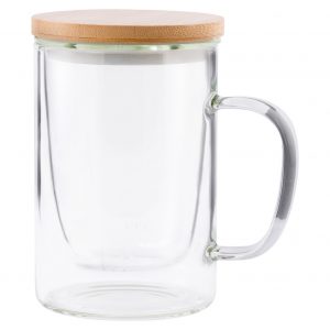 Masty glass infuser mug