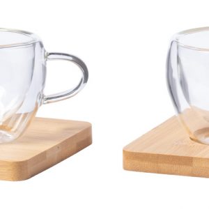 Gladen glass espresso cup set