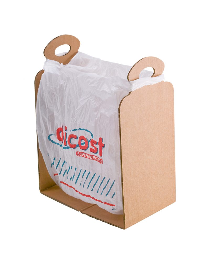 Cart trash bag holder