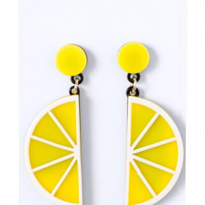 Kely earrings, lemon