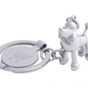 Hoinzo trolley coin keyring, dog