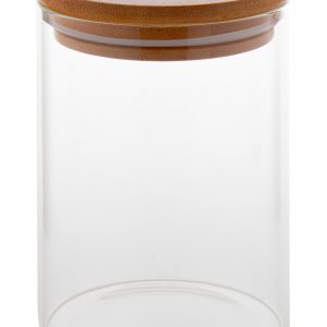 Momomi glass storage jar