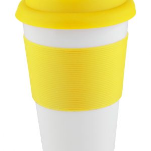 Soft Touch mug with silicone