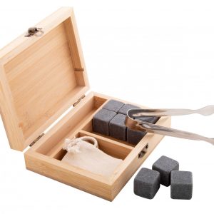 Bourbon stone ice cube set