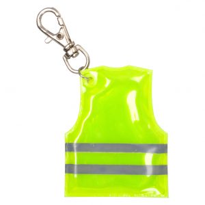 Pit Lane mini reflective vest keyring