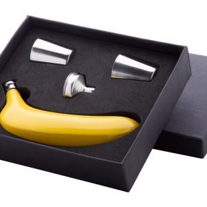Platano hip flask set