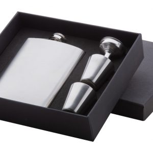 Shackleton hip flask set