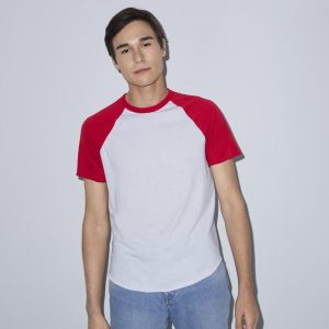 UNISEX POLY-COTTON SHORT SLEEVE RAGLAN T-SHIRT