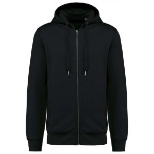 UNISEX ECO-FRIENDLY FRENCH TERRY ZIPPED HOODED SWEATSHIRT
