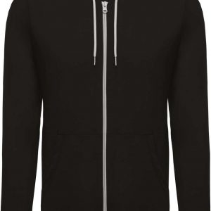 LIGHTWEIGHT COTTON HOODED SWEATSHIRT
