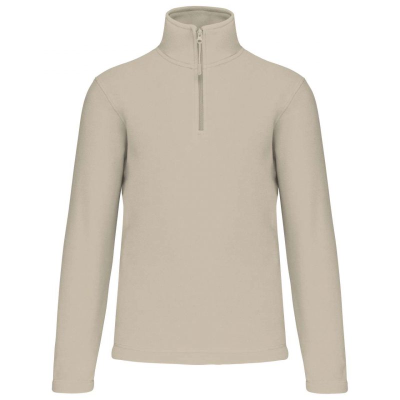 ENZO - ZIP NECK MICROFLEECE JACKET