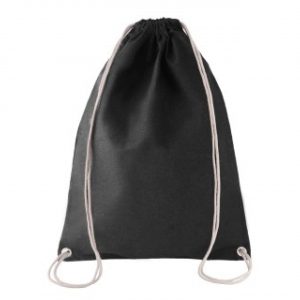 COTTON DRAWSTRING BACKPACK
