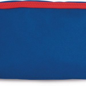 SADDLEBAG WITH MODERN FASTENING IN CONTRASTING COLOURS