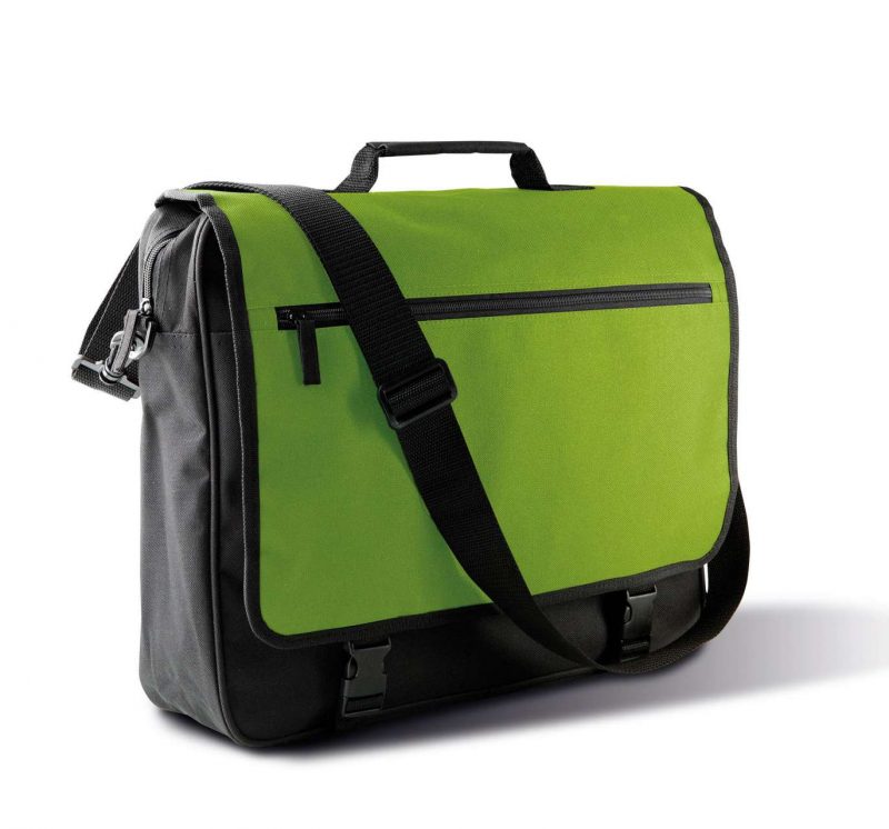 DOCUMENT BAG WITH FRONT FLAP