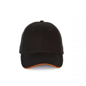 CAP WITH CONTRASTING SANDWICH PEAK - 6 PANELS
