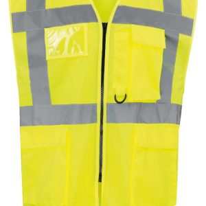 COMFORT EXECUTIVE SAFETY VEST "HAMBURG" - MULTIFUNCTIONAL WITH POCKETS