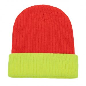 TWO-TONE KNITTED HAT - METZ