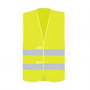 BASIC SAFETY VEST FOR PRINT "KARLSRUHE" - 2 VELCRO