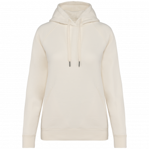 LADIES' ECO-FRIENDLY RAGLAN HOODED SWEATSHIRT