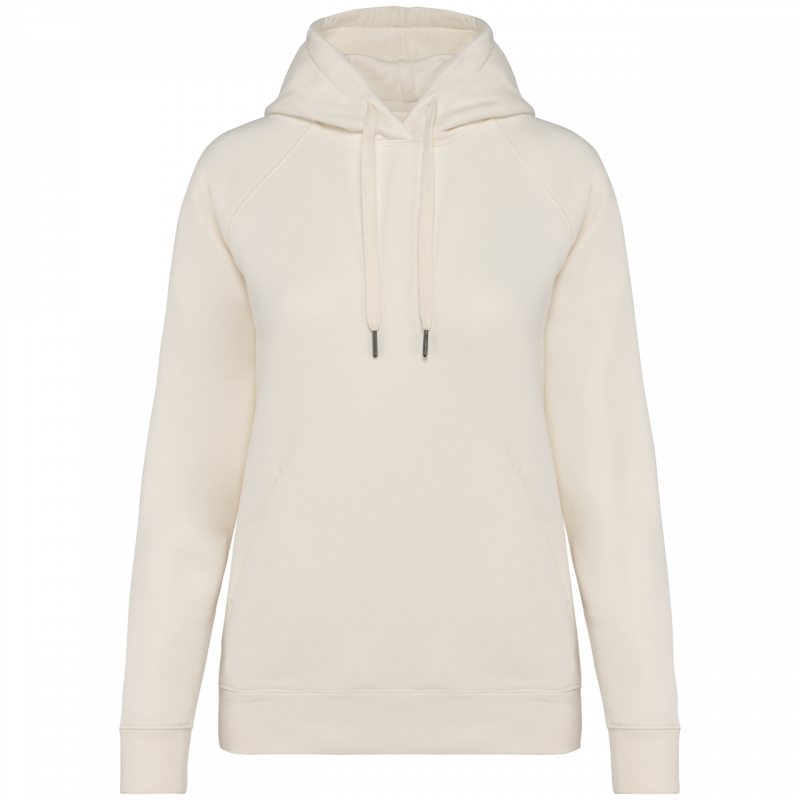 LADIES' ECO-FRIENDLY RAGLAN HOODED SWEATSHIRT
