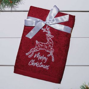 OLIMA CHRISTMAS TOWEL - REINDEER