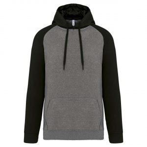 ADULT TWO-TONE HOODED SWEATSHIRT