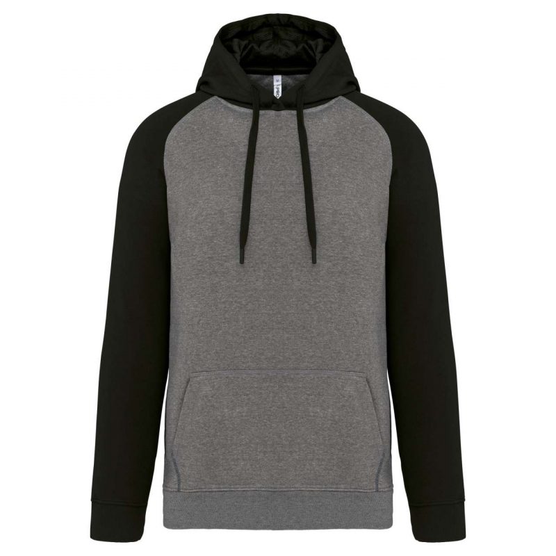 ADULT TWO-TONE HOODED SWEATSHIRT