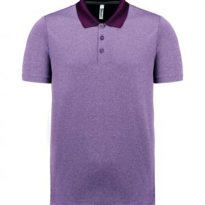 ADULT SHORT-SLEEVED MARL POLO SHIRT