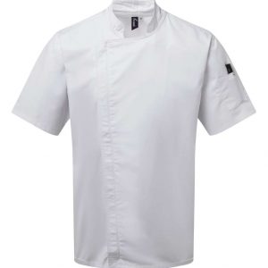 CHEF'S ZIP-CLOSE SHORT SLEEVE JACKET