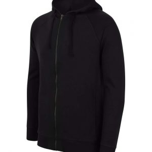 UNISEX SLIM FIT ZIP-THROUGH HOODY