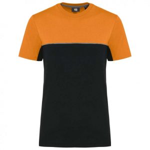 UNISEX ECO-FRIENDLY SHORT SLEEVE TWO-TONE T-SHIRT