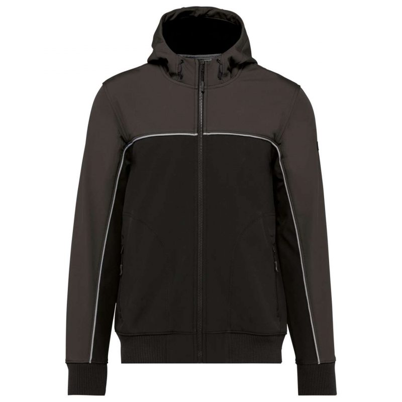 UNISEX 3-LAYER TWO-TONE BIONIC SOFTSHELL JACKET