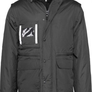 DETACHABLE-SLEEVED WORKWEAR PARKA
